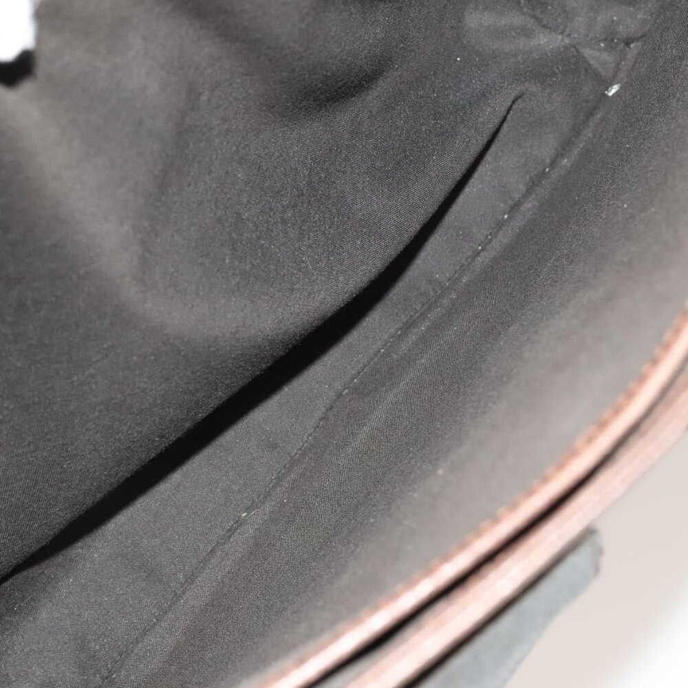 Authentic BVLGARI Shoulder Bag Leather Brown Silver - Picture 3 of 16